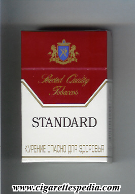 standard selected quality tobaccos ks 20 h usa byelorus