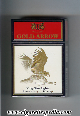 gold arrow king size lights american blend ks 20 h england