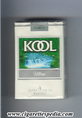 kool design 3 with waterfall ultra menthol ks 20 s usa