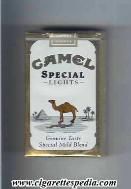camel special lights genuine taste special mild blend ks 20 s usa
