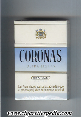 coronas ultra lights ks 20 h white blue spain