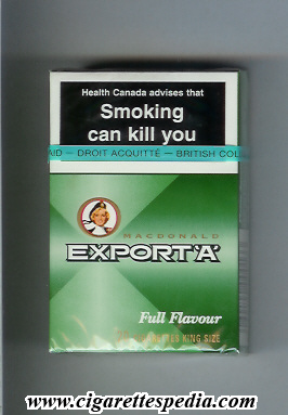 export a full flavor ks 20 h new design with cross green canada