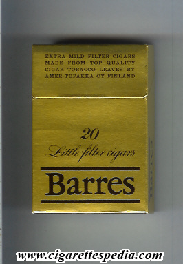 barres old design little filter cigars ks 20 h finland