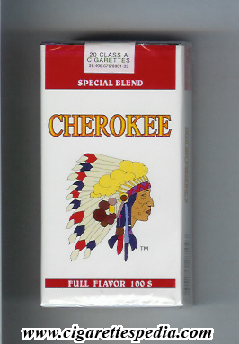 cherokee american version full flavor special blend l 20 s usa