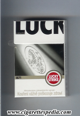 lucky strike collection design limited edition 1871 lights ks 20 h czechia usa