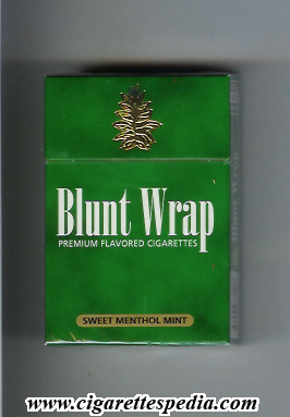 blunt wrap premium flavored cigarettes sweet menthol mint ks 20 h uruguay