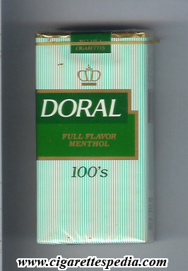 doral full flavor menthol l 20 s usa