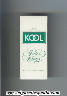 kool design 1 mild menthol ks 4 h white green usa