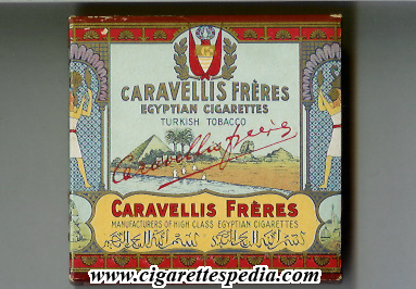 caravellis freres egyptian cigarettes 0 9ks 20 b holland
