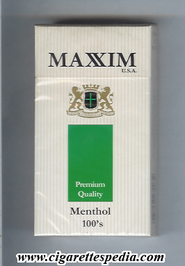 maxim american version usa premium quality menthol l 20 h bulgaria usa