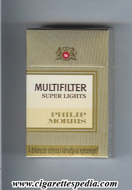 multifilter philip morris pm from above super lights ks 20 h hungary