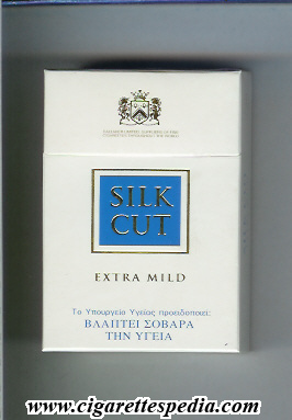 silk cut extra mild ks 20 h white blue cyprus england