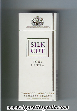 silk cut ultra l 10 h white white england
