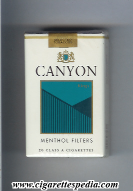 canyon menthol filters ks 20 s usa