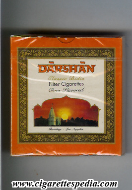 darshan classic bidis clove flavored ks 20 b usa india