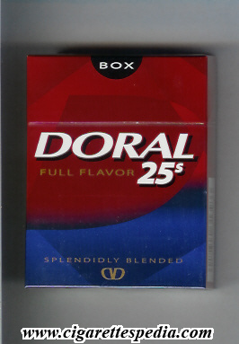 doral splendidly blended full flavor ks 25 h usa