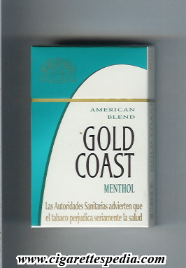 gold coast spanish version american blend menthol ks 20 h spain