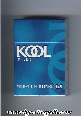 kool design 2 the house of menthol milds ks 20 h usa