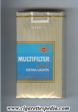 multifilter philip morris pm in the middle extra lights l 20 s holland usa