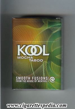kool design 2 smooth fusion from the house of menthol mocha taboo ks 20 h usa