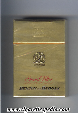 benson and hedges special filter ks 20 h england