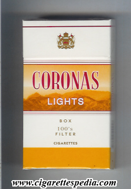 coronas lights l 20 h white yellow usa spain