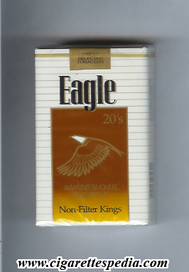 eagle american version design 2 finest selected tobaccos non filter ks 20 s usa