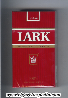 lark charcoal filter premium quality tobaccos l 20 h red japan usa