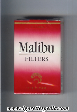 malibu cigarettes Malibu (american version) (horizontal name) (Filters Full Flavor) KS-20-S -  USA