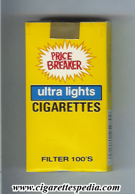price breaker cigarettes ultra lights l 20 s usa