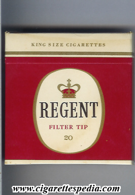 regent american version design 1 filter tip ks 20 b usa