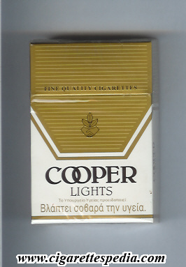 cooper design 1 fine quality cigarettes lights ks 20 h greece
