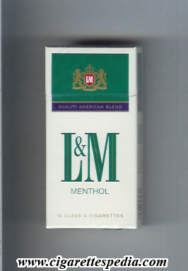 l m quality american blend menthol ks 10 h guatemala usa