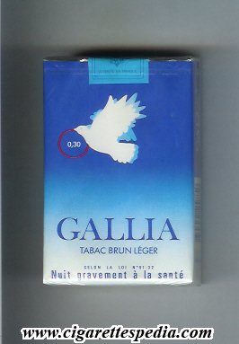 gallia tabac brun leger ks 20 s france