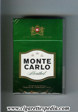monte carlo emiratese version menthol ks 20 h emerates