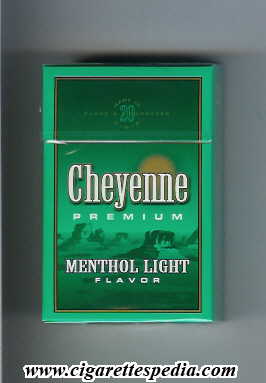cheyenne premium menthol light flavor ks 20 h usa
