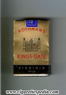 kings gate rothmans virginia mild s 10 h switzerland