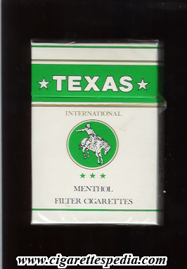 texas dutch version international menthol ks 20 h white green holland