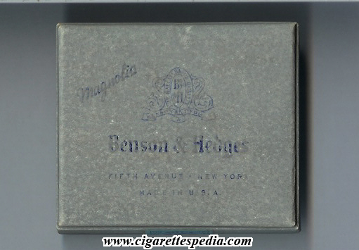 benson hedges very old design magnolia s 10 b grey usa
