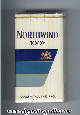 northwind cools without menthol l 20 s usa
