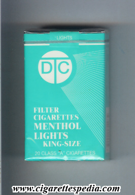 dtc filter cigarettes menthol lights ks 20 s usa