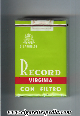 record spanish version virginia con filtro ks 20 s spain