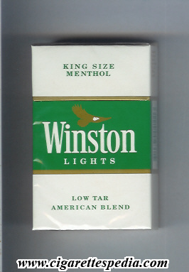 Winston (with eagle from above) (Menthol Lights) KS-20-H - Sweden and USA