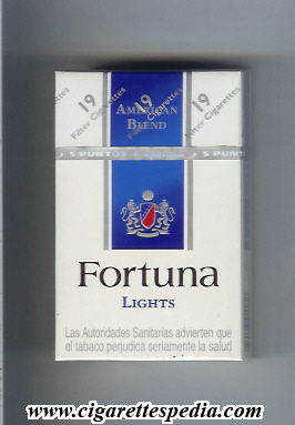 fortuna spanish version american blend lights ks 19 h spain