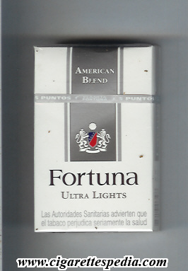 fortuna spanish version american blend ultra lights ks 20 h spain