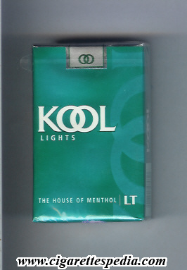 kool design 2 the house of menthol lights ks 20 s usa