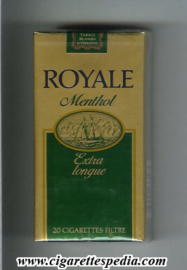 royale french version royale in the top with ocean menthol l 20 s gold bright green france