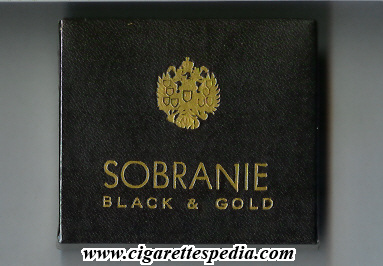 sobranie black gold s 20 b black england