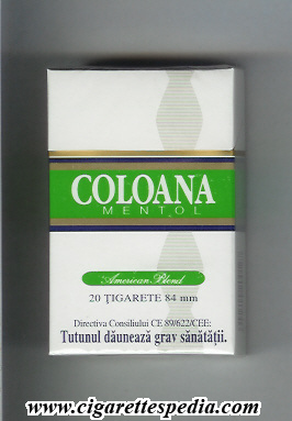 coloana menthol american blend ks 20 h roumania