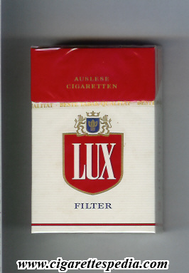 lux german version filter auslese cigaretten ks 20 h germany
